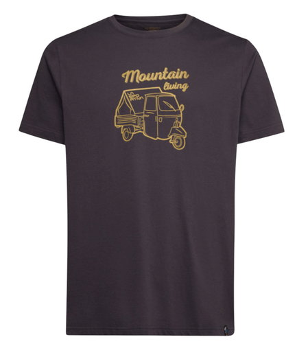 La Sportiva Wander-/Freizeit Tshirt Ape - Mountain Living - (Baumwolle) onyxgrau Herren