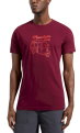 La Sportiva Wander-/Freizeit Tshirt Ape - Mountain Living - (Baumwolle) weinrot Herren