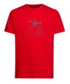 La Sportiva Wander-/Freizeit Tshirt Cinquecento - Out of Office - (Baumwolle) rot Herren
