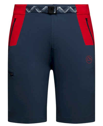 La Sportiva Wanderhose West Crest Shorts (leicht, optimale Bewegungsfreiheit) kurz dunkelblau/rot Herren