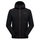 La Sportiva Wanderjacke Descender Storm (geruchshemmend und antibakteriell behandelt) schwarz/tomato Herren