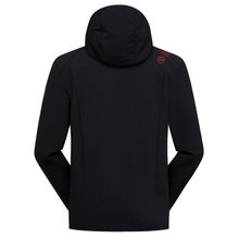 La Sportiva Wanderjacke Descender Storm (geruchshemmend und antibakteriell behandelt) schwarz/tomato Herren