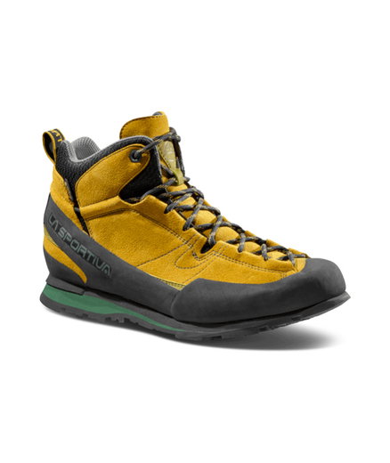 La Sportiva Wanderschuhe Boulder X Mid GTX (Zustieg, wasserdicht) gelb/carbongrau Herren