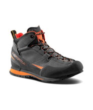 La Sportiva Wanderschuhe Boulder X Mid GTX (Zustieg, wasserdicht) carbongrau/flame Herren