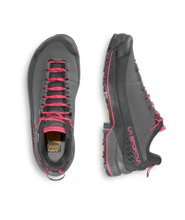 La Sportiva Wanderschuhe TX5 Evo GTX (Zustieg, Nubukleder, wasserdicht) carbongrau/rot Damen
