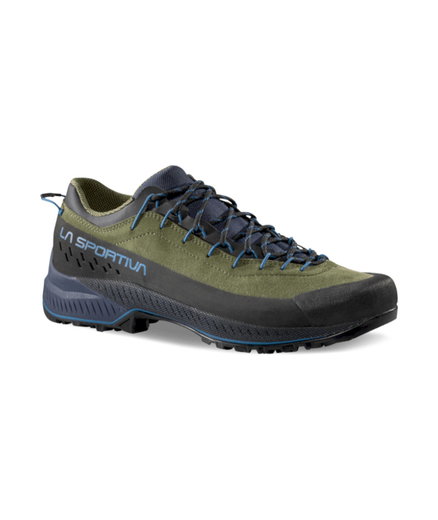 La Sportiva Wanderschuhe TX 4 Evo (Zustieg, Wildleder) dunkelgrün/skyblau Herren