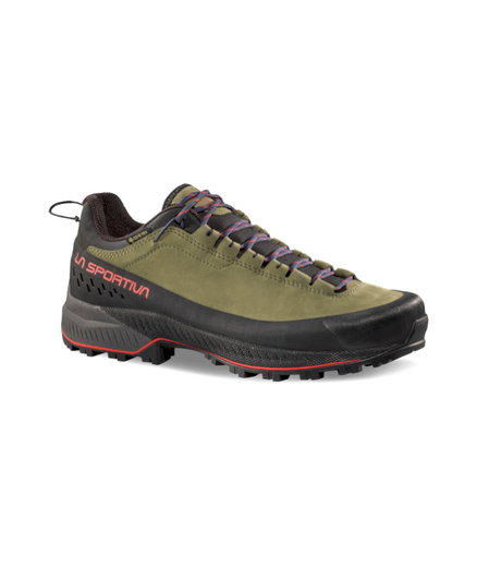 La Sportiva TX5 Evo GTX Hiking Shoes (Approach, Nubuck Leather, Waterproof) Dark Green Men's