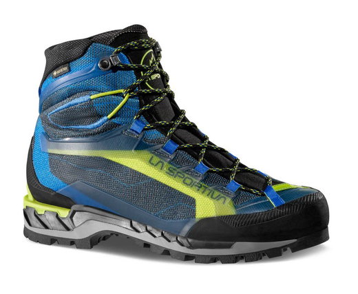 La Sportiva Hiking Shoes Trango Tech GTX (High Mountain Hiking, Waterproof) Electric Blue/Lime Green Men