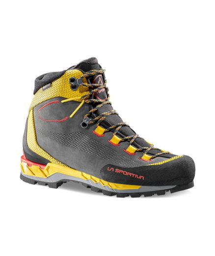 La Sportiva hiking boots Trango Tech Leather GTX (high-altitude mountain hiking, waterproof) black/yellow men's
