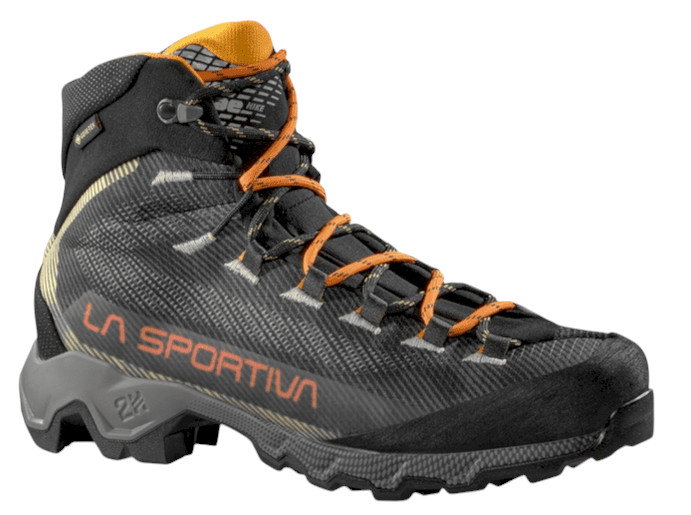 La Sportiva Wanderschuhe Aequilibrium Hike GTX (wasserdicht) carbongrau/papaya Herren