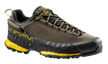 La Sportiva Wanderschuhe TX 5 Low GTX (Nubuckleder, Zustieg, wasserdicht) carbongrau/gelb Herren