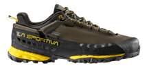 La Sportiva Wanderschuhe TX 5 Low GTX (Nubuckleder, Zustieg, wasserdicht) carbongrau/gelb Herren