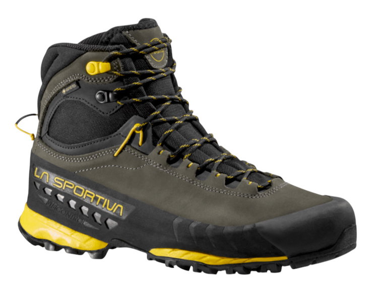 Buty trekkingowe La Sportiva TX 5 GTX z nubuku (wodoodporne, stabilne, ochronne) w kolorze węgorzowym/czarnym/żółtym dla mężczyzn