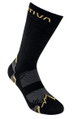 La Sportiva Wandersocke Hiking Socks (Merinowolle) schwarz/gelb - 1 Paar