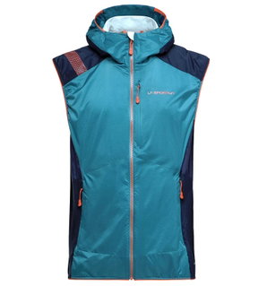 La Sportiva Wander-Weste Across Lite Vest (Isolationsweste, leicht, winddicht) hurricaneblau/deepblau Herren