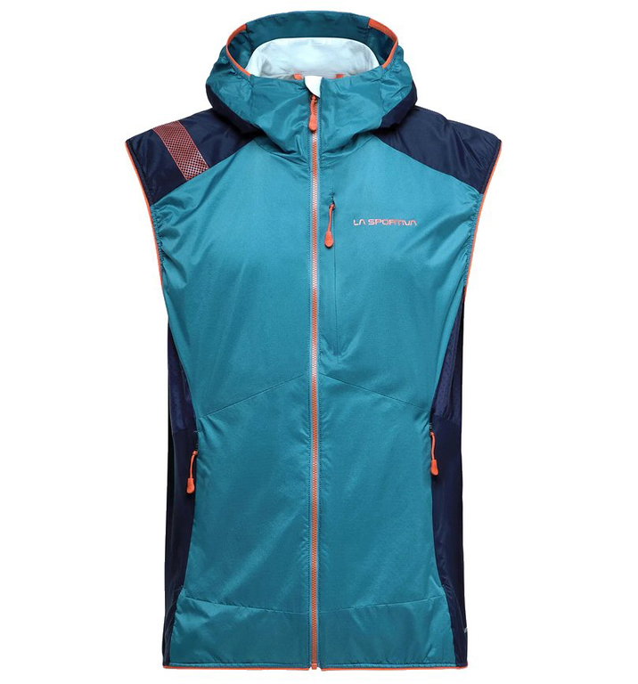 La Sportiva Wander-Weste Across Lite Vest (Isolationsweste, leicht, winddicht) hurricaneblau/deepblau Herren