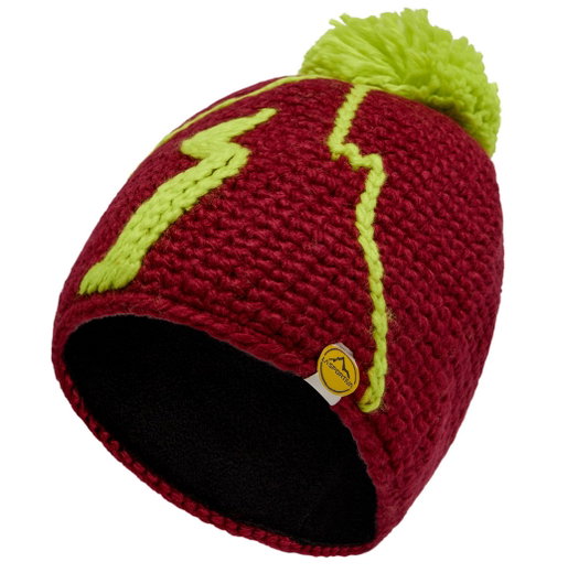 La Sportiva Winter Hat (Beanie) Dorado Burgundy/Lime Green