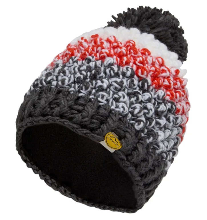 La Sportiva Winter Hat (Beanie) Terry Red/Carbon Grey - Ladies