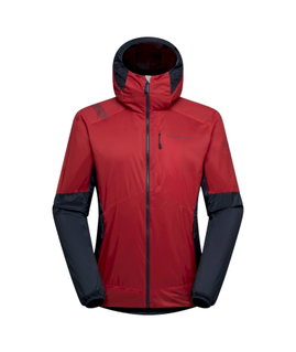 La Sportiva Wanderjacke Across Lite (Isolationsjacke, winddicht, atmungsaktiv) rot/skyblau Herren