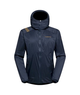 La Sportiva Wanderjacke Across Lite (Isolationsjacke, winddicht, atmungsaktiv) nachtblau/savana Herren