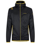 La Sportiva kurtka izolacyjna Aequilibrium Insulation Hoody (lekka, oddychająca) czarna/żółta męska