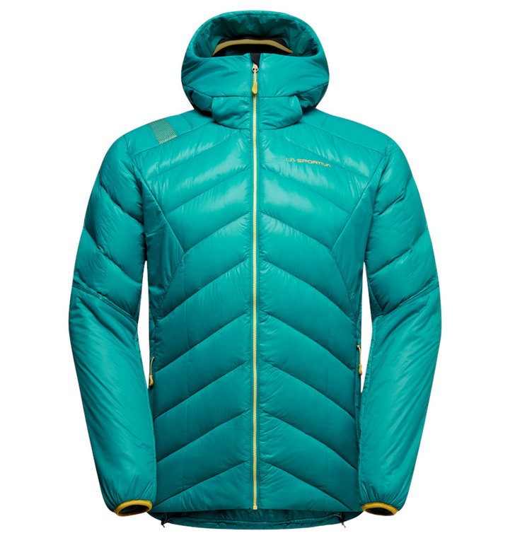 La Sportiva Winterjacke Aiguille Down (Bergsteigen, Primaloft®Gold, wattiert) türkis Herren