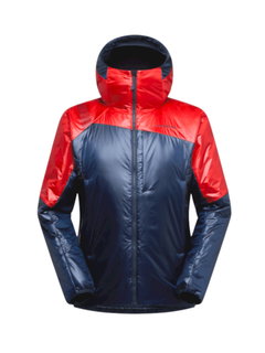 La Sportiva Winterjacke Alpine Guide Primaloft Hoody (Primaloft®Gold, warm) 2025 dunkelblau/rot Herren