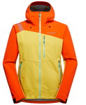 La Sportiva Softshell Jacket Alpine Guide Windstopper (waterproof, windproof, mountaineering) yellow/red men's