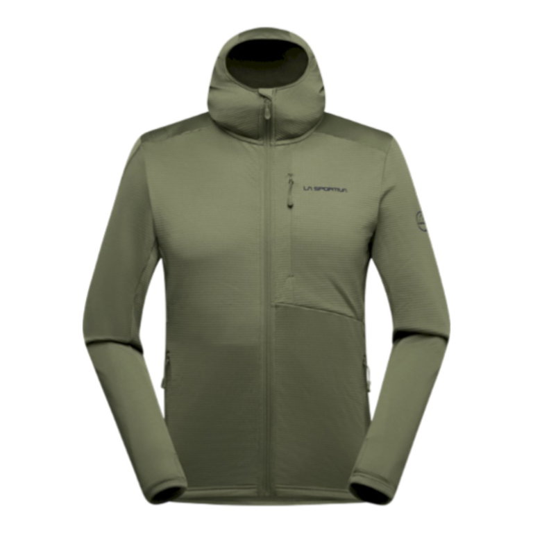 La Sportiva Fleecejacka Chill Thermal Hoody (z kapturem, oddychająca) ciemnozielona męska