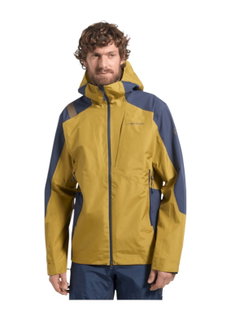 La Sportiva Softshelljacke Crossridge Evo Shell (Hardschell, für Skitouren, wasserdicht) savanagelb/nachtblau Herren