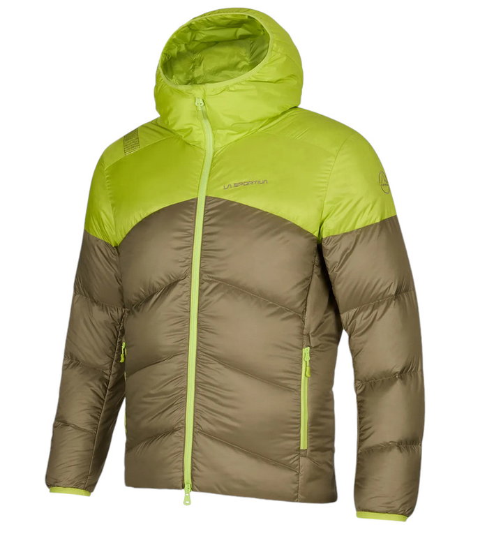 La Sportiva Winterjacke Nature Down (Primaloft Isolierung) hellbraun/lime Herren