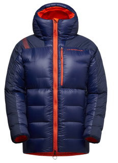 La Sportiva Alpin-Winterjacke Olympus Tech Down Parka (Bergsteigen, Wärmeisolierung) deepblau/cherryrot Herren