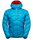 La Sportiva Daunen-Winterjacke Pinnacle Down (leicht, Wärmeisolierung, Skitouring) tropicblau/cherryrot Herren