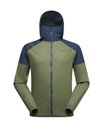 La Sportiva Trail-Laufjacke Pocketshell (Hardschell, wasserdicht) dunkelgrün/dunkelblau Herren