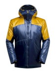 La Sportiva Winterjacke Supercouloir Primaloft Parka (PrimaLoft Gold Insulation, winddicht) dunkelblau/savanagelb Herren
