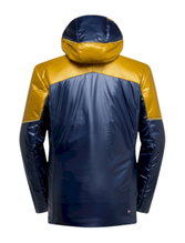 La Sportiva Winterjacke Supercouloir Primaloft Parka (PrimaLoft Gold Insulation, winddicht) dunkelblau/savanagelb Herren