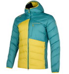 La Sportiva Daunen-Winterjacke Titan Down tealblau/gelb Herren