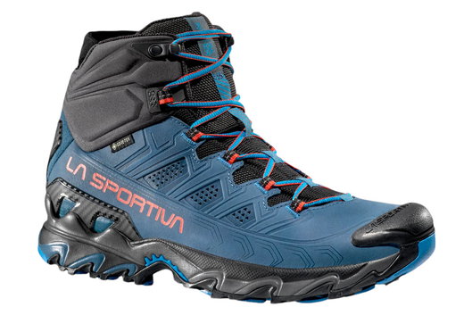 La Sportiva Trail-Laufschuhe Ultra Raptor II Mid Nubuckleder GTX (wasserdicht) blau/carbon Herren