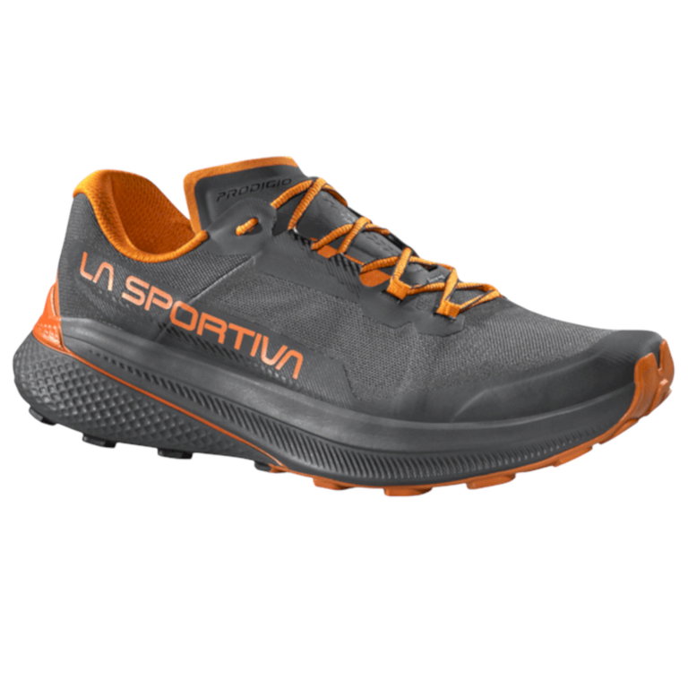 Buty biegowe La Sportiva Prodigio w kolorze węglowym/pomarańczowym dla mężczyzn