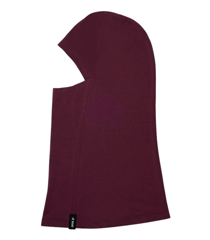 Le Bent multifunctional scarf (neck warmer) lightweight balaclava burgundy