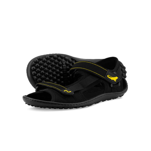 Leguano Barfusssandale Attrekktive (flexible Sohle) schwarz Damen