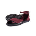 Leguano Barfusssandale Jara (flexible Sohle, breite Passform) bordeaux Damen