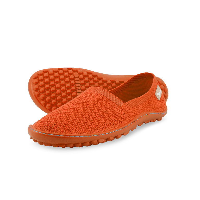 Leguano Barefoot Shoes Ballerina Flair (flexible sole, pure barefoot feeling) orange