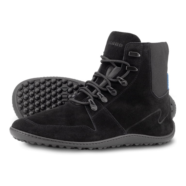 Leguano Barfußstiefel Velord (flexible Sohle, pures Barfußgefühl) schwarz