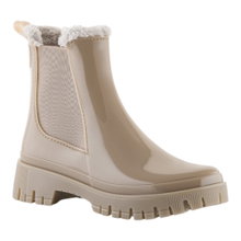 Lemon Jelly Gummistiefel Colden (gefütteter Chelseaboot, glänzend) dusty nude hellbraun Damen
