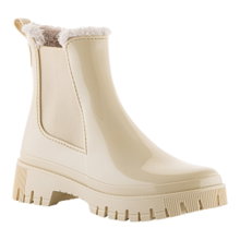 Lemon Jelly Gummistiefel Colden (gefütteter Chelseaboot, glänzend) beige Damen