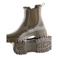 Lemon Jelly Gummistiefel Colden (gefütteter Chelseaboot, glänzend) woodland grün Damen