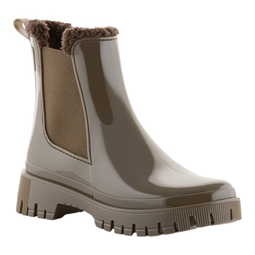 Lemon Jelly Gummistiefel Colden (gefütteter Chelseaboot, glänzend) woodland grün Damen