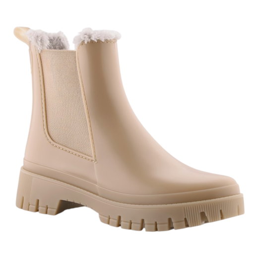 Lemon Jelly Gummistiefel Wren (gefütteter Chelseaboot) matt dusty nude hellbraun Damen