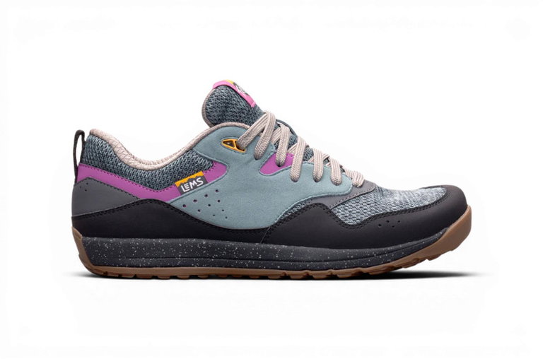 Lems Minimal-Wanderschuhe Trail Blazer (Zero Drop, breite Zehenbox ) grau/blau/violett